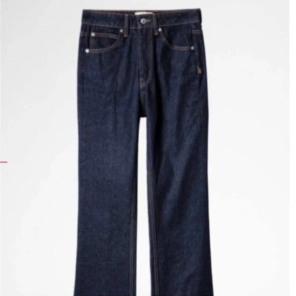 BNWT Zadig & Voltaire Denim Poete Bootcut Flare Jeans in Brut -Size 29